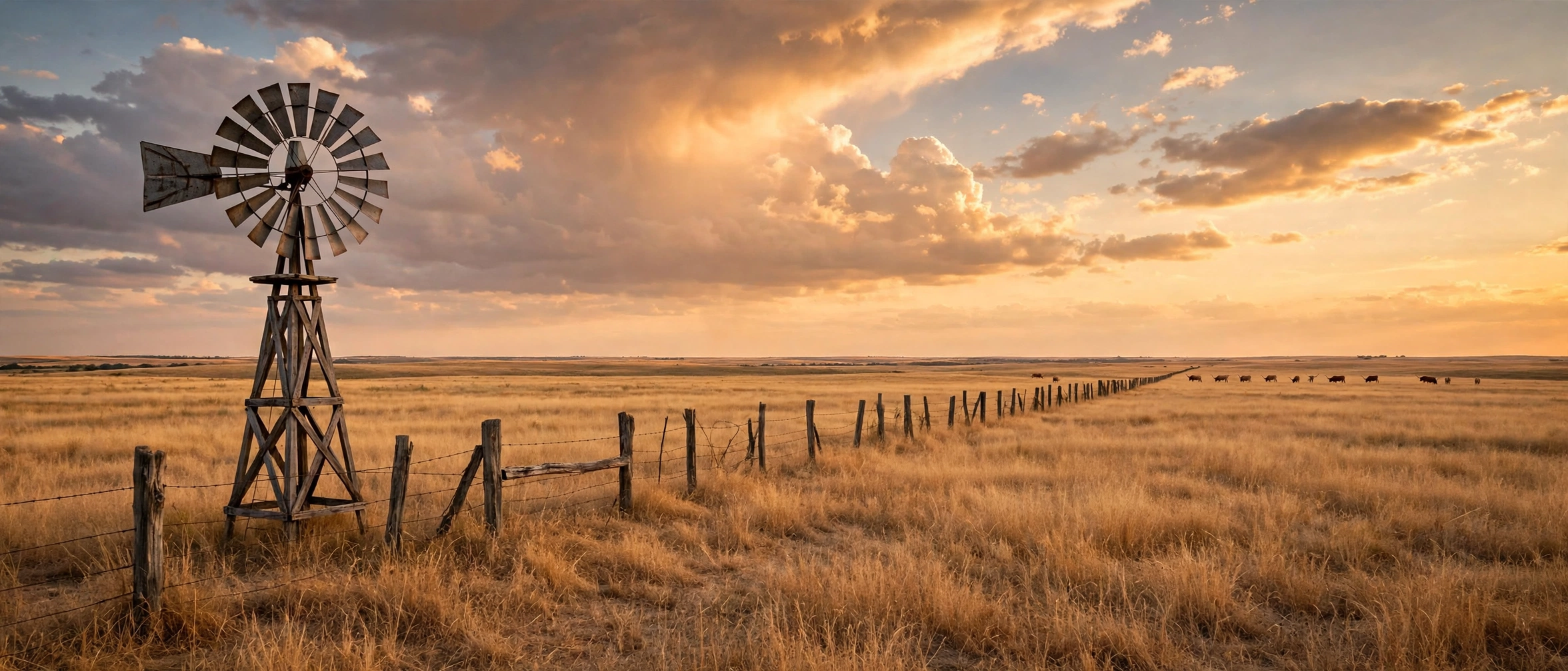 Texas plains at golden hour — GunNomad editorial photo